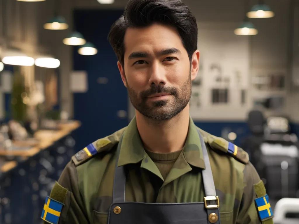 Mindre roll för REKLAMFILM FÖR FÖRSVARSMAKTEN (BARBERARE)